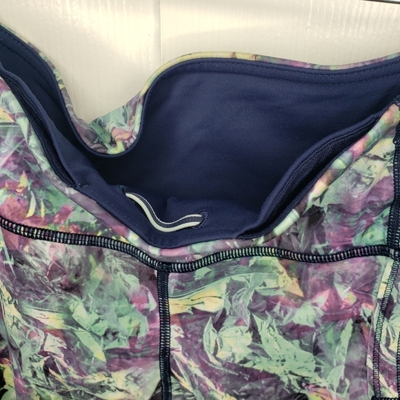 Lululemon Run Tight Legging 4 Topspeed Crop Iridescent Multi Workout Yoga - Picture 6 of 11